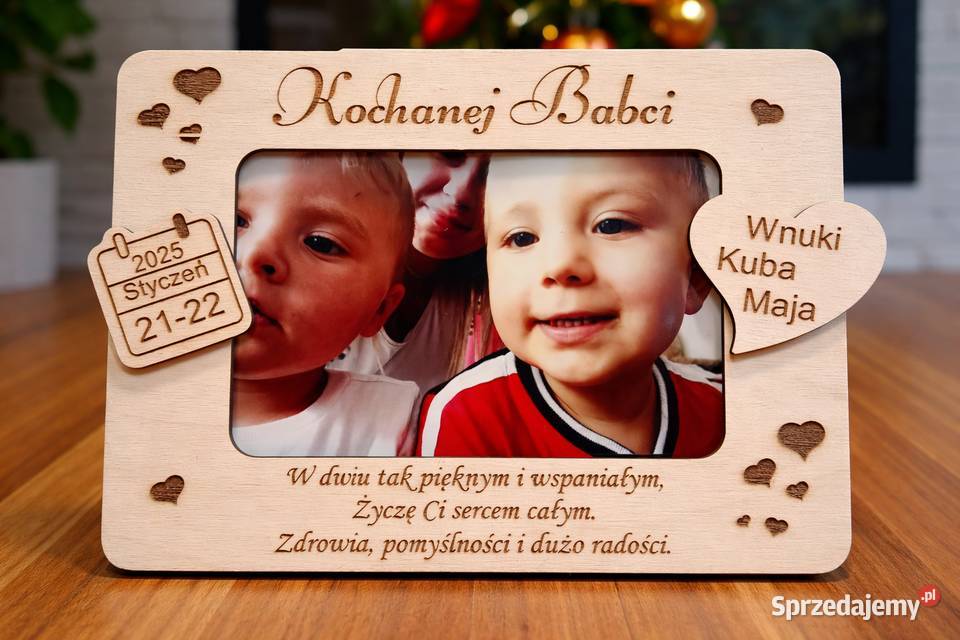 Personalizowana Drewniana Ramka na Zdjecie na lubuskie