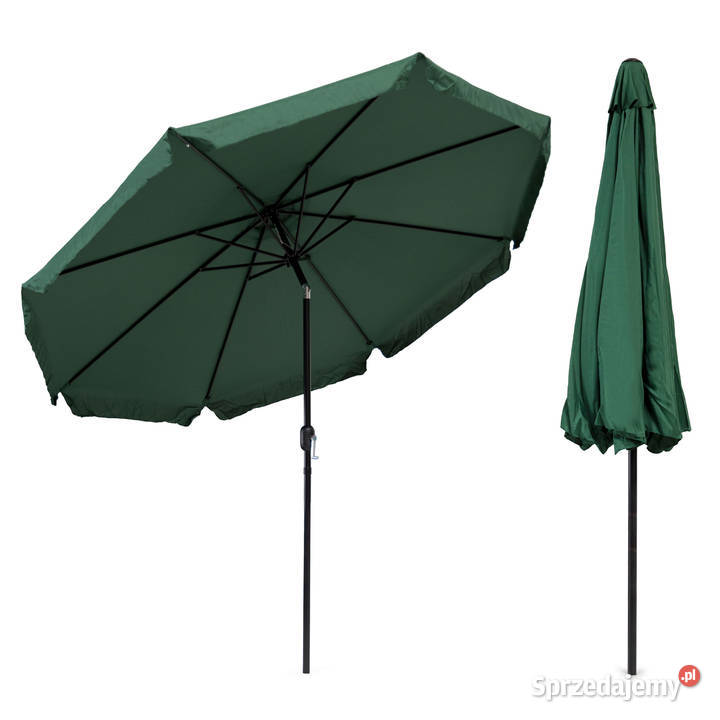 Parasol ogrodowy duży 3 m skośny łamany z korbą Smogorzów sprzedam