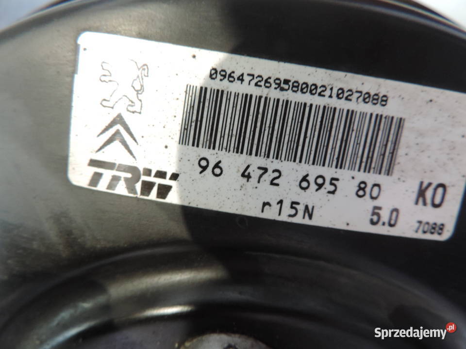 SERWO HAMULCOWE 9647269580 CITROEN C3 I 14 8V Nowy Sącz
