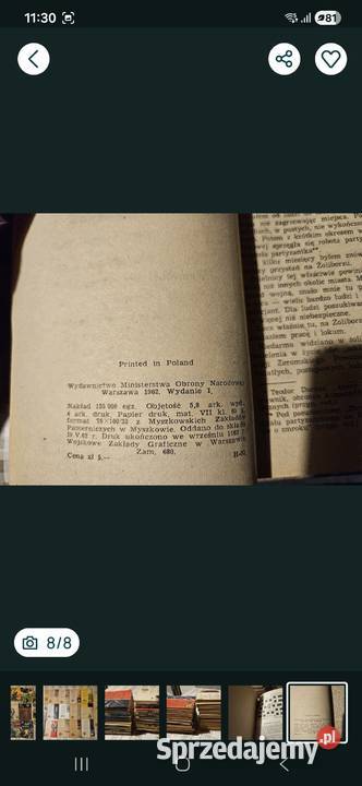 Żółty tygrys 32 sztuki PRL Płońsk