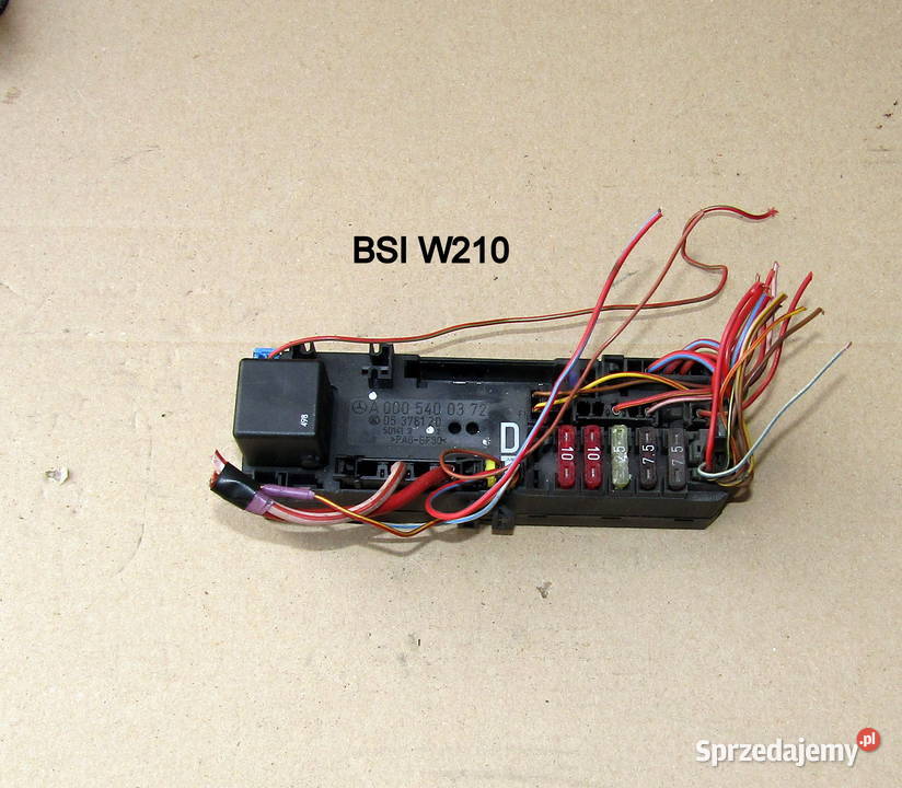 MODUŁ BSI MERCEDES W210 22CDI A0005400372 Mysłaków