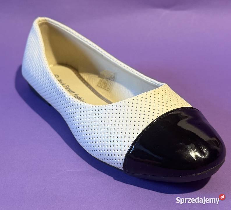 Beżowe baleriny połysk rozmiar 37 BAL9 24cm Żyrardów