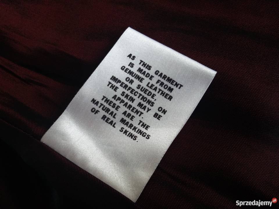 Skórzany płaszcz Freemans Wiosenna/Jesienna