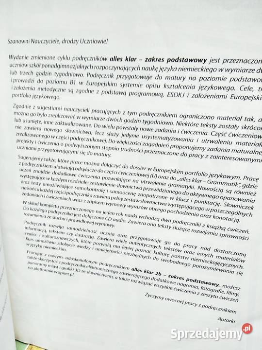 alles klar 2b niemiecki Warszawa