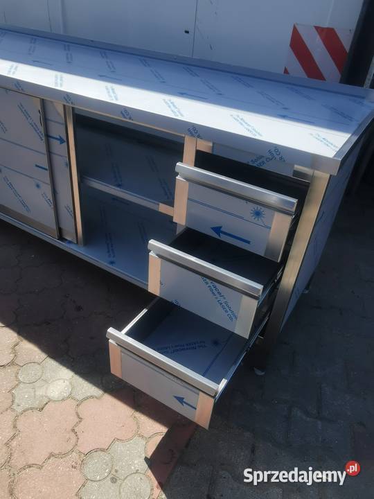 Stół gastronomiczny zabudowany 300x60x85 Słupia Kapitulna