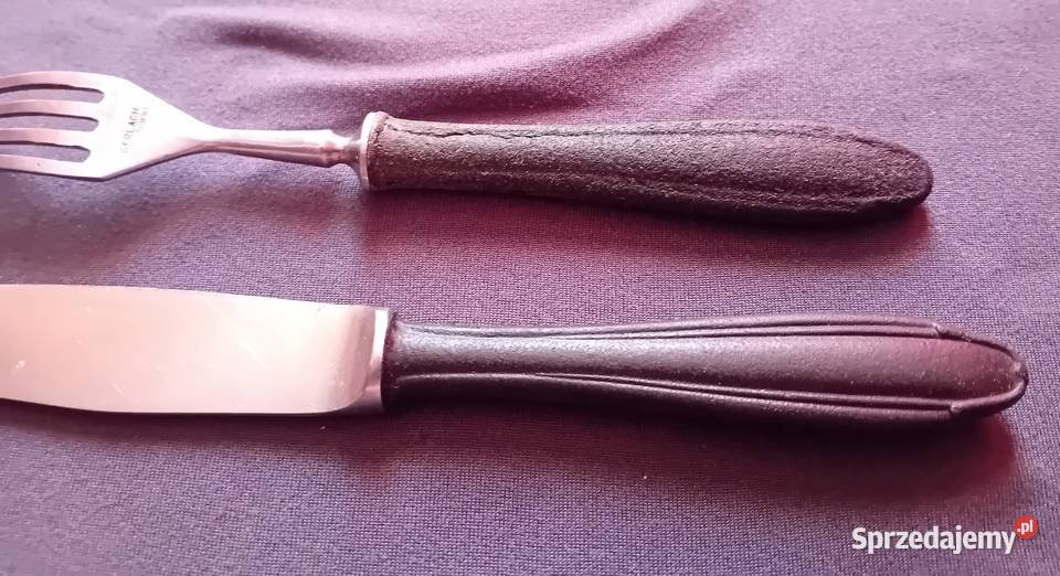 Komplecik Gerlach nóż stołowy i widelec z wielkopolskie Koźminek