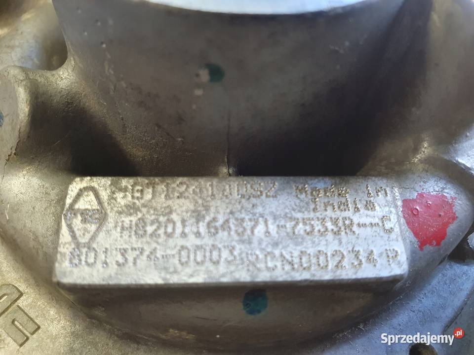 TURBOSPRĘŻARKA Renault Captur 15 DCI turbo lubelskie Rudka