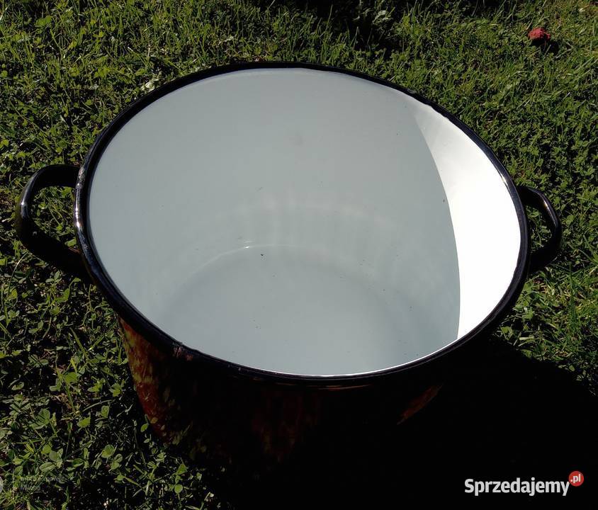 Sprzedam komplet 2 garnków emaliowanych Bukowno