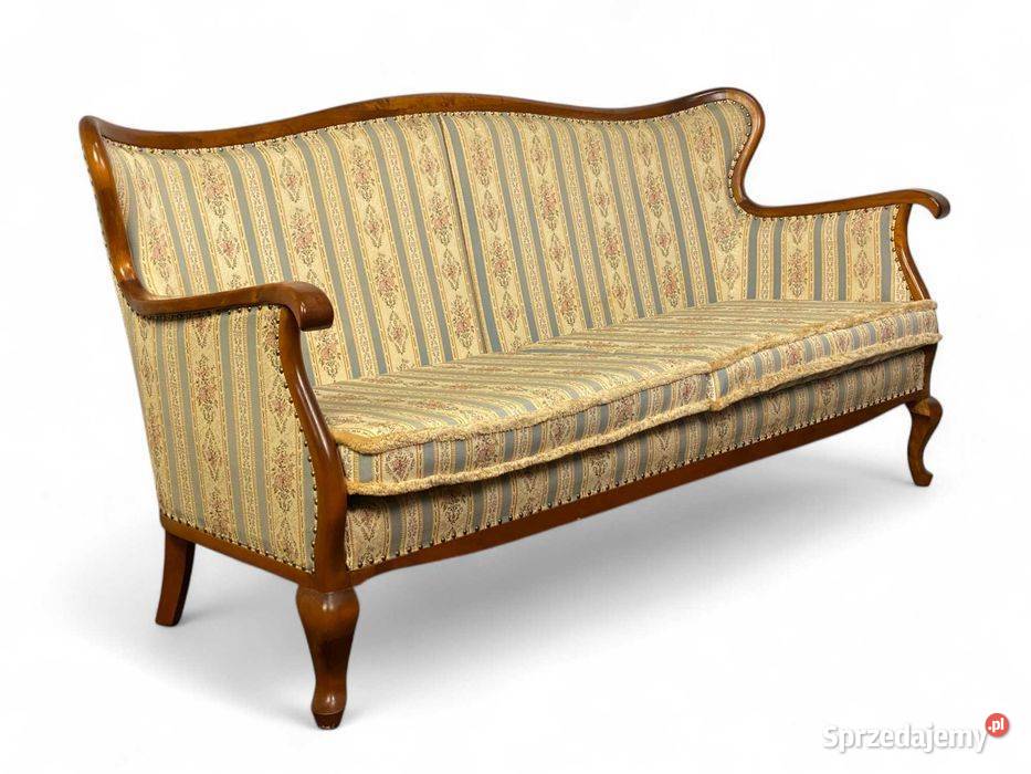 002 Sofa kanapa trzyosobowa w stylu ludwikowskim Gryfice