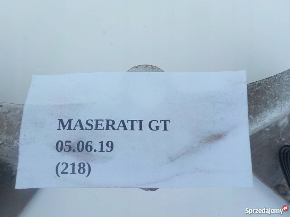 BLACHA MOCOWANIE WSPORNIK MASERATI GRANTURISMO S Nowy Tomyśl