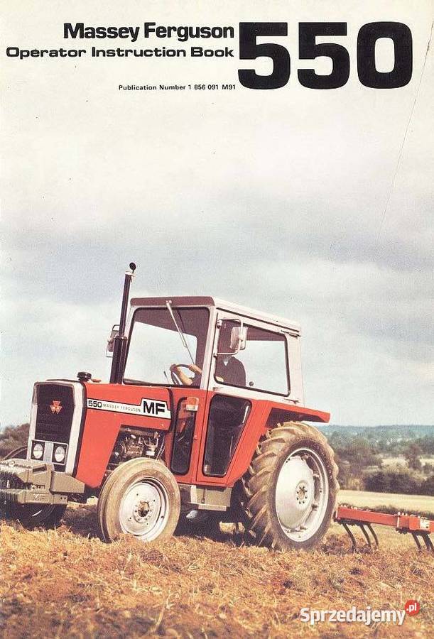 Instruckja obsługi MF 550 Massey Ferguson Szamotuły