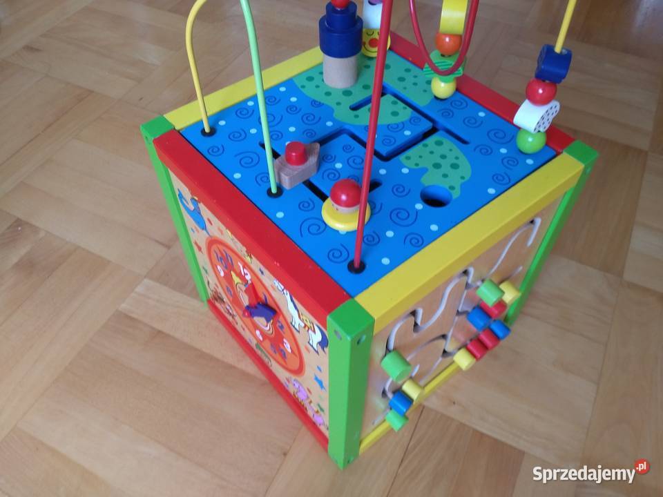 Drewniana kostka edukacyjna sprzedam