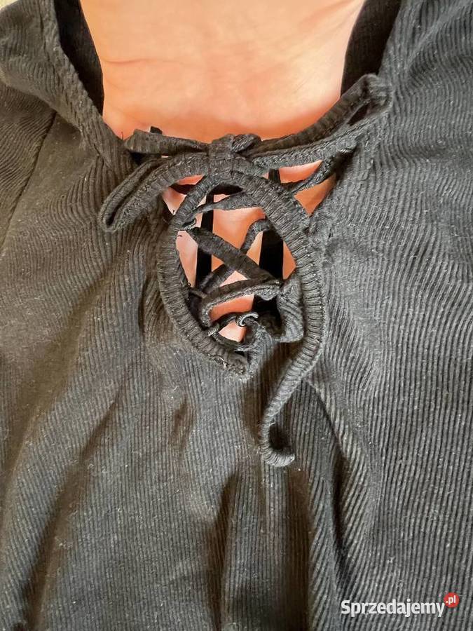 Top crop top krótką koszulka z krótkim rękawem Jasło