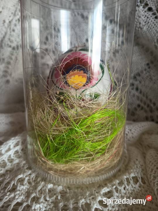 Pisanka decoupage wzór ludowy Toruń