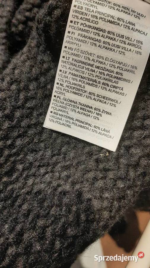 Sweter Czarny Rozpinany Damski Marc OPolo XS Nowa Sól