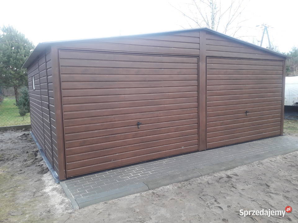 Garaż Blaszany w kolorze Grafit JEDNOSPADOWY Sprzedaż Opoczno sprzedam