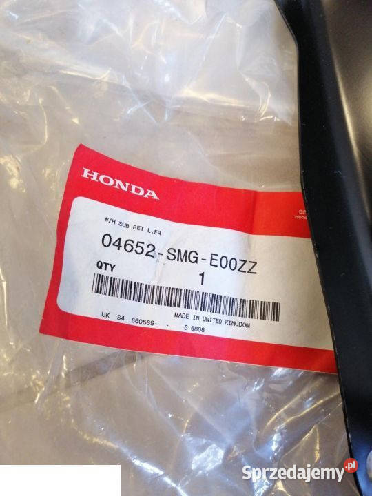 Honda Civic ufo VIII fartuch poszycie lewa Kozubszczyzna sprzedam