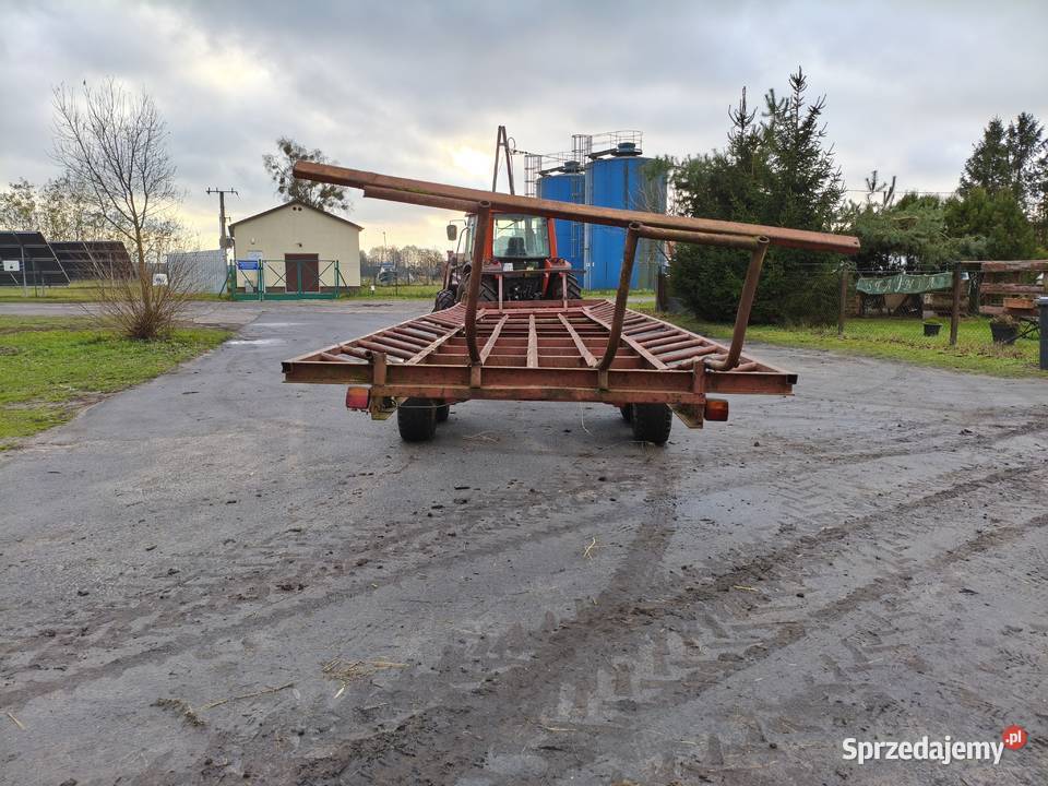 Przyczepa do balotów bel słomy siana 10 t zachodniopomorskie Goleniów