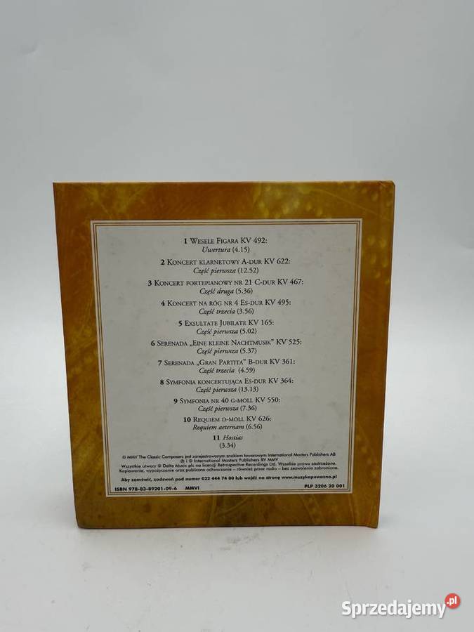Mozart Mistrzowskie dzieła CD