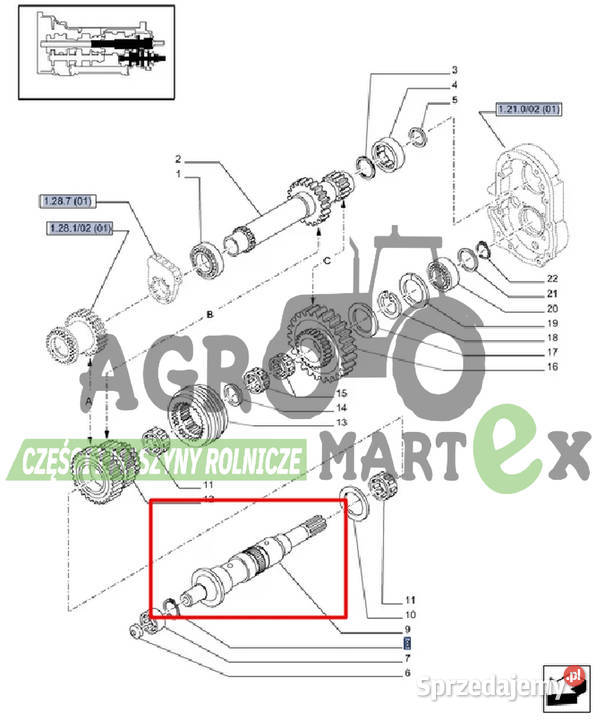 47127095 WAŁEK L3715 CNH Wichrów