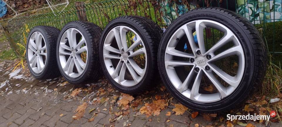 4 koła audi 5x112 571opony zimowe 2454018 Samochodowe Opony i felgi Kraków