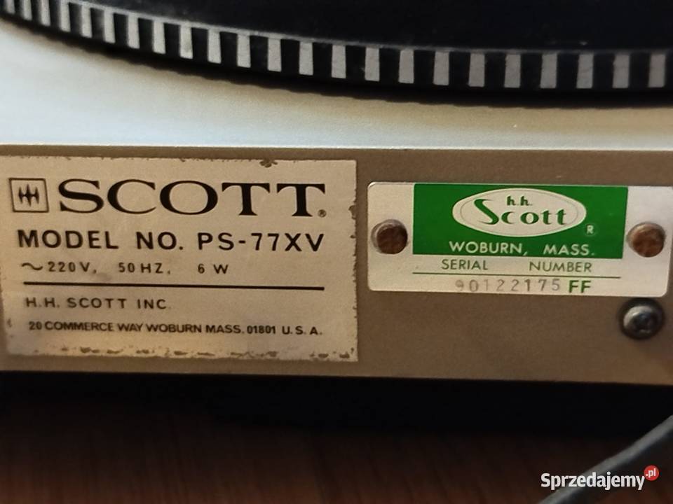 SCOTT MODEL 77XV Głogów sprzedam