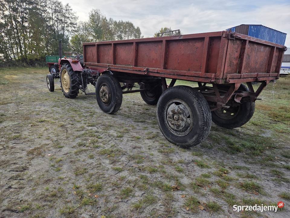 Przyczepa rolnicza 35t d44 sztywna transport łódzkie Złoczew