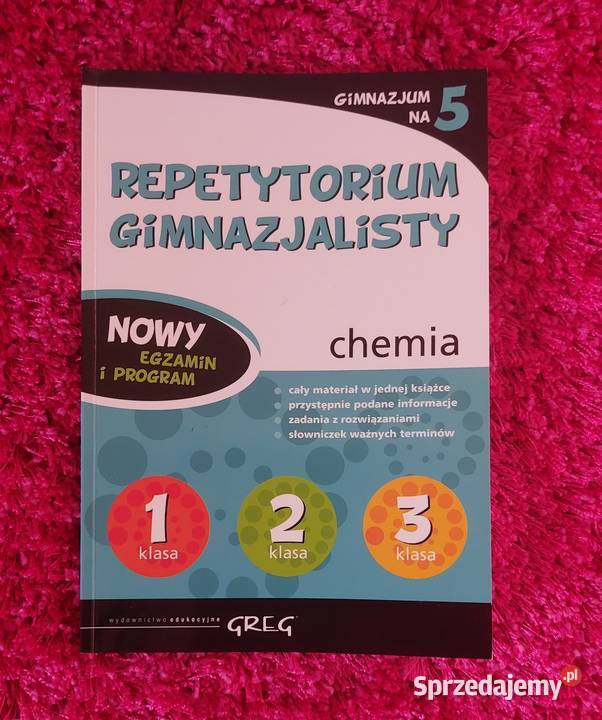 Repetytorium chemia Częstochowa sprzedam