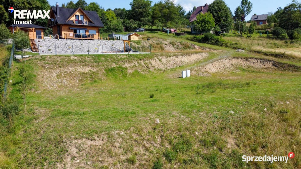 Działka budowlana 732 m z widokiem na góry budowlana Sprzedaż Zawoja