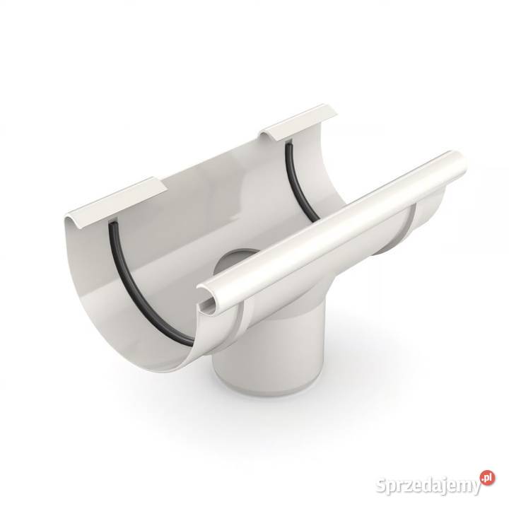 Bryza PVC Lej spustowy 7563 mm biały