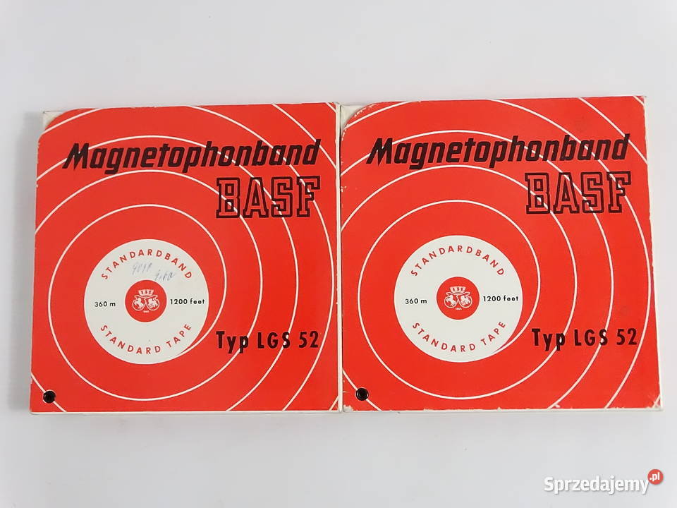 Kultowe Taśmy Szpulowe BASF LGS 52 18 Zestaw 2 Biłgoraj