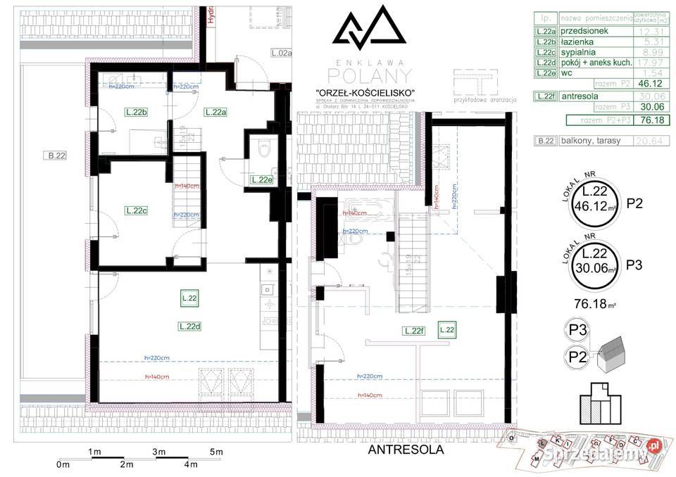 Apartament Inwestycyjny Lokal Usługowy L22 z Kościelisko