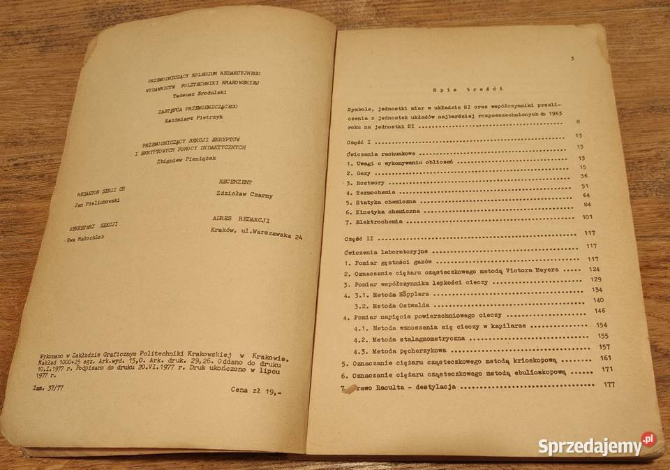 Przykłady obliczeń ćwiczenia laboratoryjne z chemia, biochemia Książki naukowe i popularnonaukowe Książki naukowe i popularnonaukowe Kraków