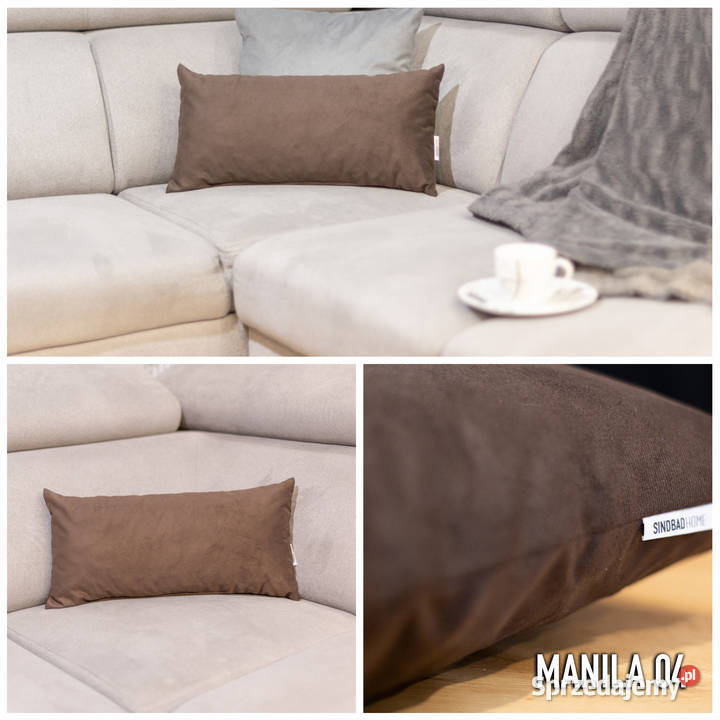 PODUSZKA WELUROWA DEKORACYJNA Z WYPEŁNIENIEM Poduszki dekoracyjne Białystok