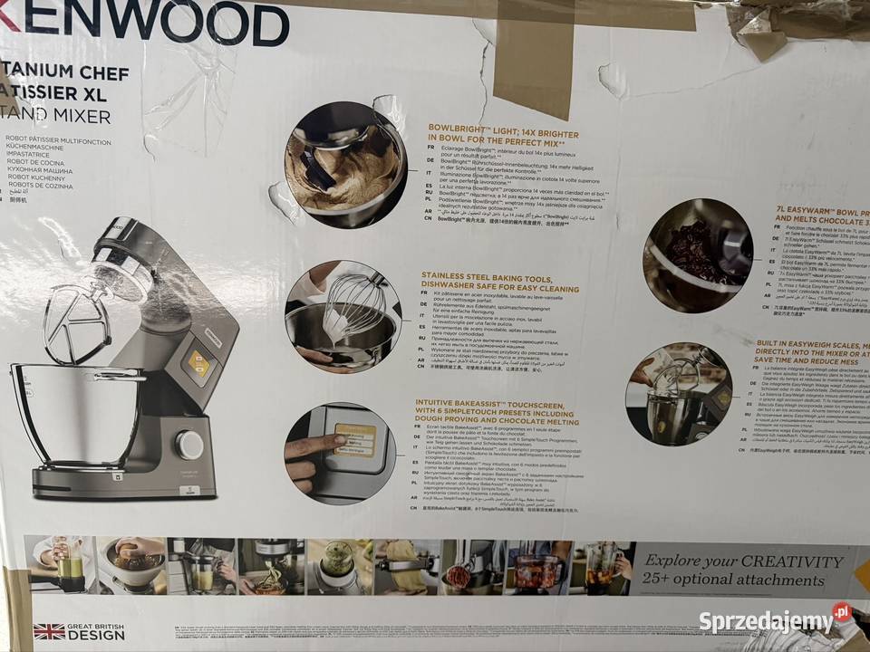 Robot kuchenny Kenwood KWL90034SI 1400 W Wrocław sprzedam
