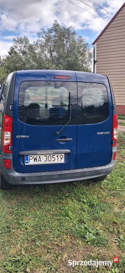 MERCEDES CITAN 109 2013r Mercedes-Benz Wapno