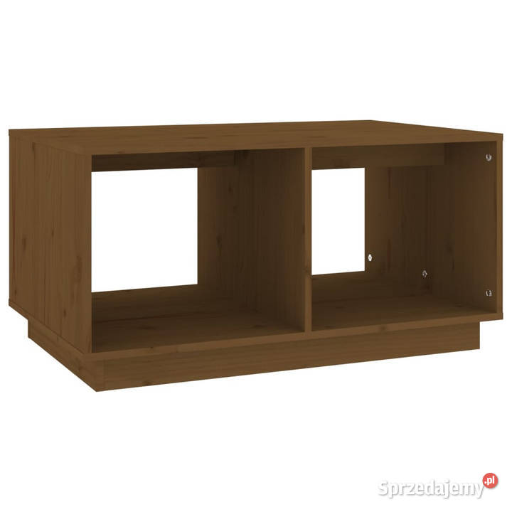 Stolik kawowy miodowy brąz 80x50x40 lite drewno mazowieckie