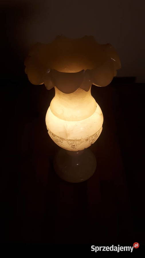 Antyk Lampa z Onyxu elektryczna Idealna na mazowieckie Warszawa