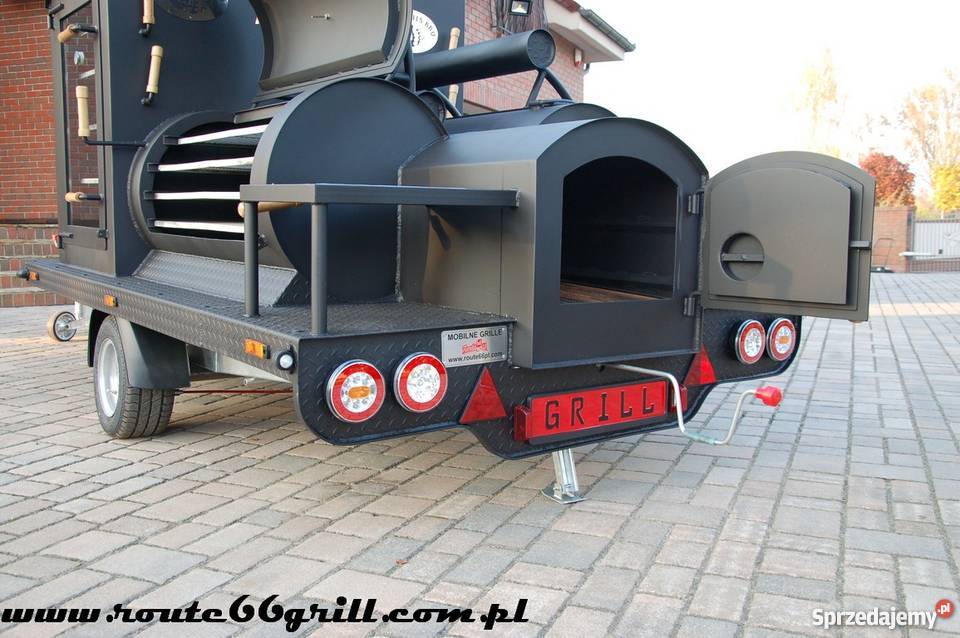 Przyczepa gastronomiczna Grill Texas 2 Route66 wielkopolskie Golęczewo