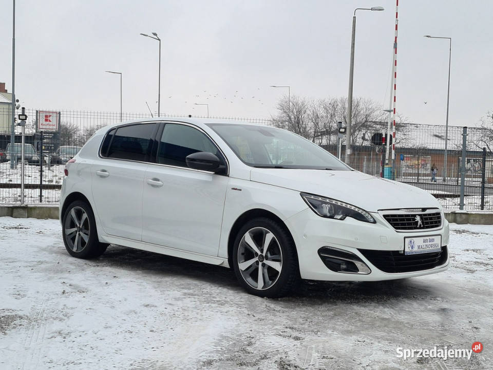 Peugeot 308 GTLine Naci 2xPDC Full Led Półskóry Zarejestrowany w Polsce Wągrowiec