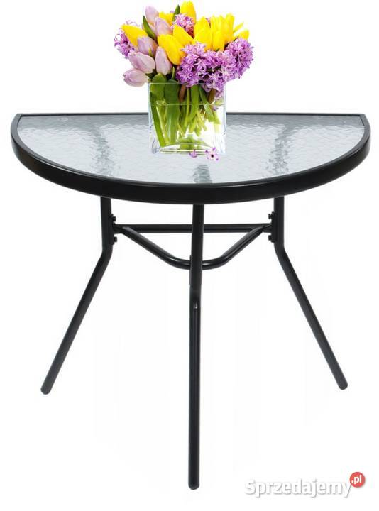 Stolik szklany kawowy na balkon taras patio Poznań sprzedam