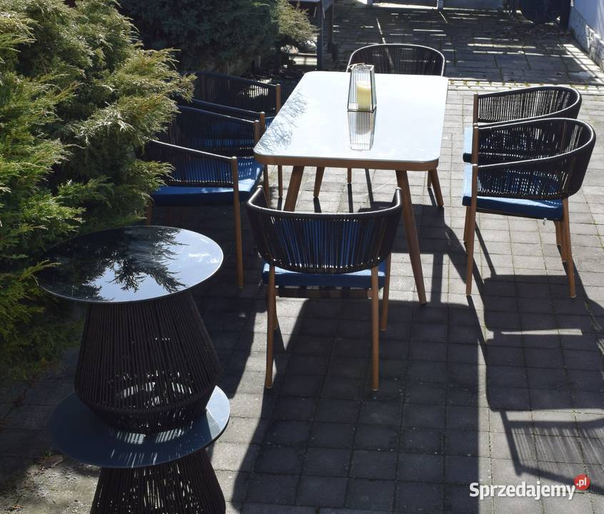 zestaw ogrodowy 61 technoratan obiadowy Róża Bosutów