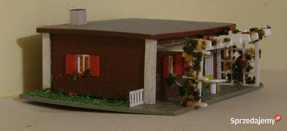 Domek na makietę 10 kolejka skala TT Łódź sprzedam