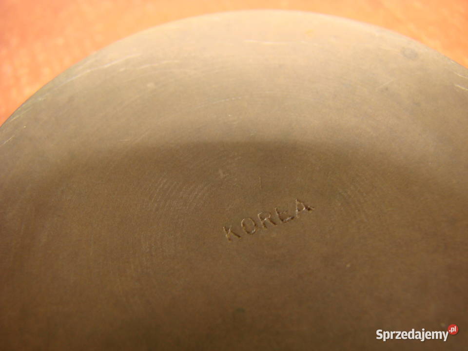 mosiężna koreańska popielniczka pomorskie Pruszcz Gdański