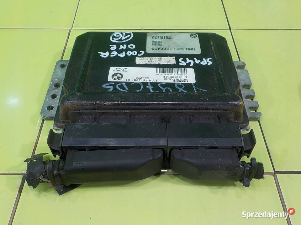 MINI COOPER ONE I R53 16 B 01r 3D sterownik mazowieckie Suków