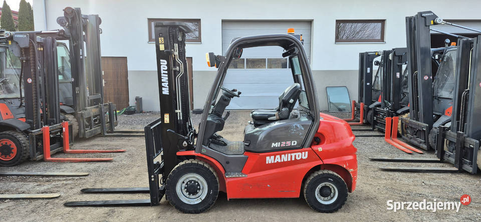 Manitou MI25D Diesel 2017r Triplex 5 m 785 mth Małkinia Górna