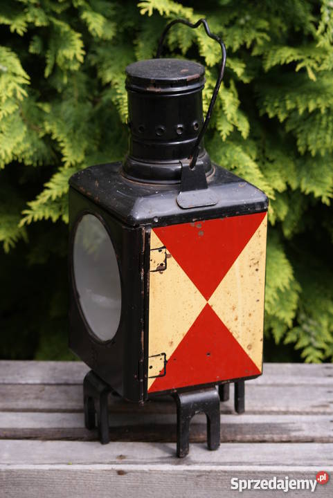 Stara lampa kolejowa naftowa mazowieckie Warszawa