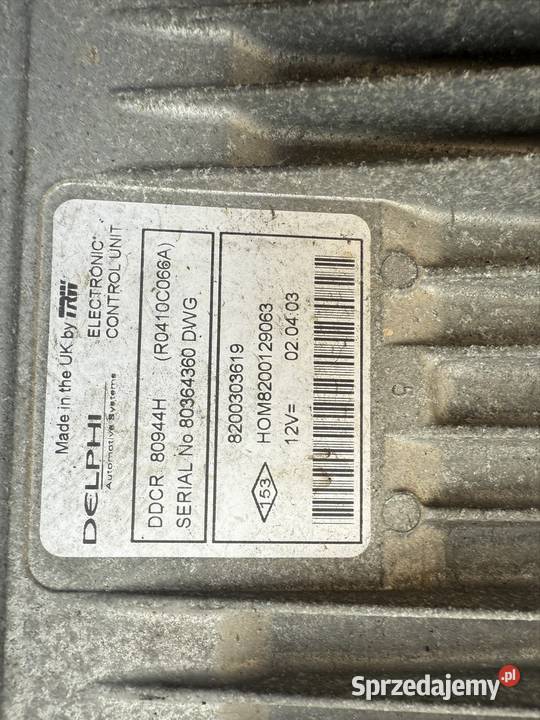 Komputer moduł Renault Clio II 15 dci