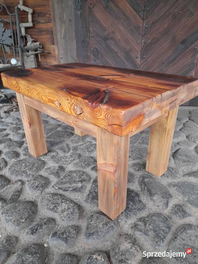 Stolik kawowy stare drewno Kamieńczyk