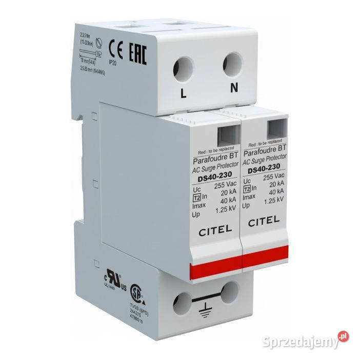 Ogranicznik CITEL AC 1faza T2 C461501 DS42230